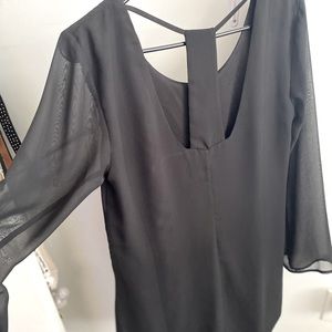 Black flowy dress